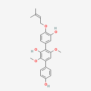 molecular formula C25H26O6 B1243145 Terprenin 