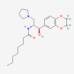 molecular formula C23H36N2O4 B12431459 Eliglustat-d4 