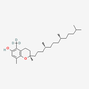 molecular formula C28H48O2 B12431467 beta-Tocopherol-d3 