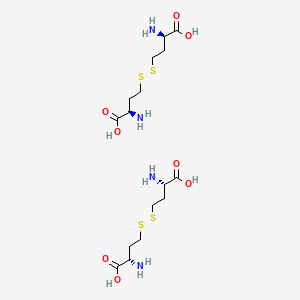molecular formula C16H32N4O8S4 B12431483 H-D-Hcy(1)-OH.H-D-Hcy(1)-OH.H-Hcy(2)-OH.H-Hcy(2)-OH 