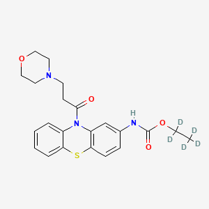 molecular formula C22H25N3O4S B12431545 Moricizine-d5 