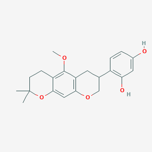molecular formula C21H24O5 B12431568 Licorisoflavan I 