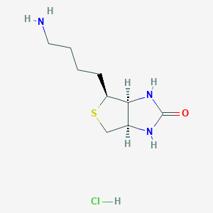 molecular formula C9H18ClN3OS B12431569 Norbiotinamine hydrochloride 