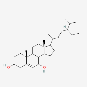 molecular formula C29H48O2 B12431584 (3beta,7alpha,22E)-Stigmasta-5,22-diene-3,7-diol 