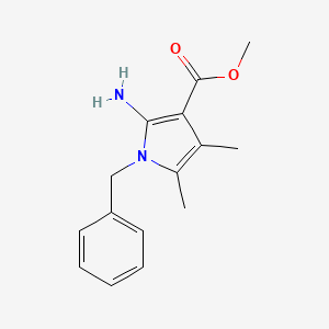 molecular formula C15H18N2O2 B12431602 Methyl 2-amino-1-benzyl-4,5-dimethyl-1H-pyrrole-3-carboxylate 