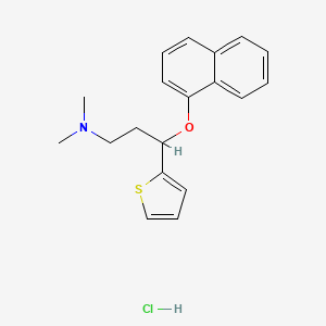 molecular formula C19H22ClNOS B12431606 N-Methyl Duloxetine hydrochloride 