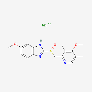 molecular formula C17H19MgN3O3S B1243161 C34H36MgN6O6S2 