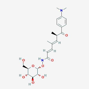 molecular formula C23H32N2O8 B1243166 trichostatin D 