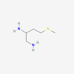 molecular formula C5H14N2S B12431690 4-(Methylsulfanyl)butane-1,2-diamine 