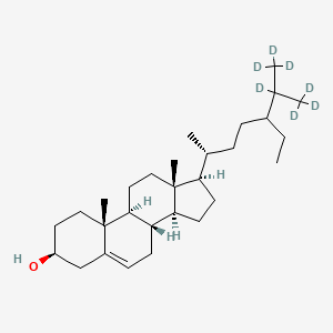 molecular formula C29H50O B12431740 beta-Sitosterol-d7 (mixture of diasteromers) 