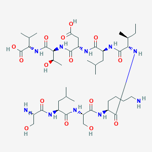 molecular formula C43H78N10O15 B12431749 NY-BR-1 p904 (A2) 