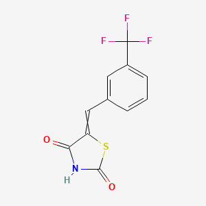 molecular formula C11H6F3NO2S B12431766 C11H6F3NO2S 
