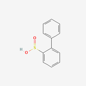 molecular formula C12H10O2S B1243182 1,1'-Biphenyl-2-sulfinic acid 