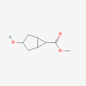 molecular formula C8H12O3 B12431829 Methyl 3-hydroxybicyclo[3.1.0]hexane-6-carboxylate 