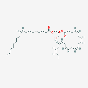 molecular formula C43H70O5 B1243183 1-(9Z-octadecenoyl)-2-(4Z,7Z,10Z,13Z,16Z,19Z-docosahexaenoyl)-sn-glycerol 