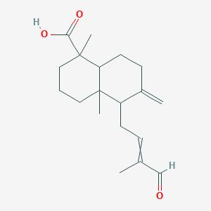 molecular formula C19H28O3 B12431845 15-r-14-Oxolabda-8(17),12-dien-18-oic acid 