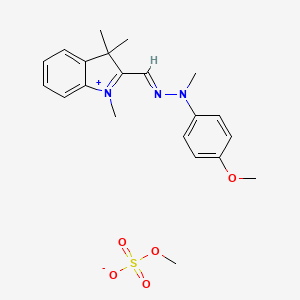 molecular formula C21H27N3O5S B1243190 Astrazon Golden Yellow GL CAS No. 54060-92-3