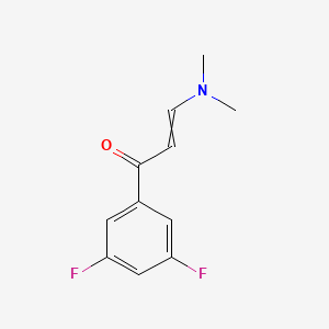 molecular formula C11H11F2NO B12431935 1-(3,5-difluorophenyl)-3-(dimethylamino)prop-2-en-1-one 