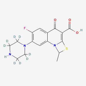 molecular formula C16H16FN3O3S B12431947 Ulifloxacin-d8 