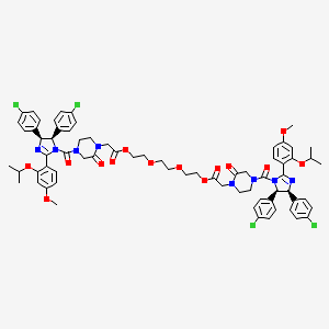molecular formula C70H74Cl4N8O14 B12431962 PROTAC MDM2 Degrader-4 