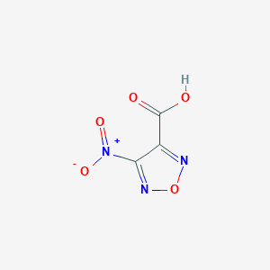 molecular formula C3HN3O5 B124320 4-Nitro-1,2,5-oxadiazole-3-carboxylic acid CAS No. 159014-11-6