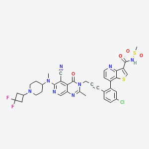 molecular formula C37H33ClF2N8O4S2 B12432005 eIF4E-IN-2 