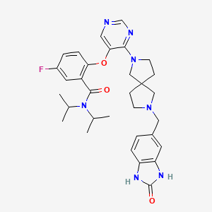 molecular formula C32H38FN7O3 B12432125 Menin-MLL inhibitor 4 