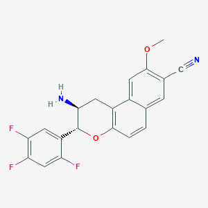 molecular formula C21H15F3N2O2 B12432138 DPP-4 inhibitor 1 