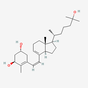 molecular formula C27H44O3 B1243217 1Alpha,25-Dihydroxyprevitamin D3 