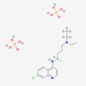 molecular formula C18H32ClN3O8P2 B12432170 Chloroquine-d5 (diphosphate) 