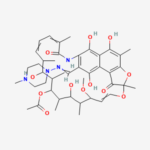 molecular formula C43H58N4O12 B12432173 Rifampicin impurities4 