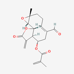 molecular formula C19H22O6 B1243221 tomenphantin B CAS No. 220114-45-4