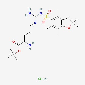 molecular formula C23H39ClN4O5S B12432215 H-Arg(Pbf)-OtBu HCl 