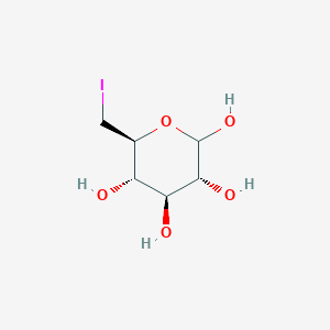 molecular formula C6H11IO5 B12432227 6-Deoxy-6-iodo-d-glucopyranose 