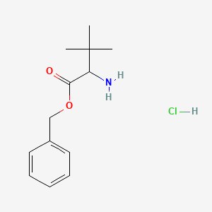 molecular formula C13H20ClNO2 B12432236 Benzyl 2-amino-3,3-dimethylbutanoate hydrochloride 