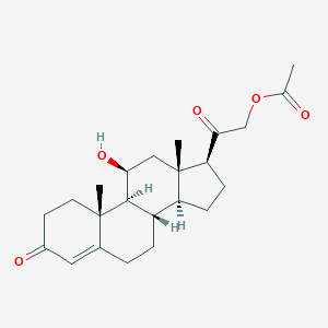 molecular formula C23H32O5 B124323 Corticosterone acetate CAS No. 1173-26-8