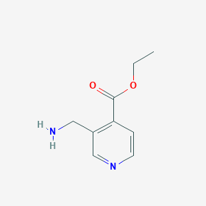 molecular formula C9H12N2O2 B12432365 Ethyl 3-(aminomethyl)isonicotinate 