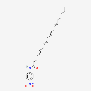 molecular formula C26H36N2O3 B12432371 N-(4-nitrophenyl)icosa-5,8,11,14-tetraenamide CAS No. 119520-58-0