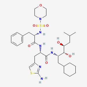 molecular formula C33H52N6O7S2 B1243242 PD-134672 