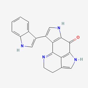 molecular formula C20H14N4O B1243252 Wakayin 