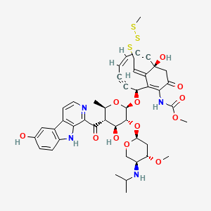 molecular formula C45H50N4O12S3 B1243253 Shishijimicin B 
