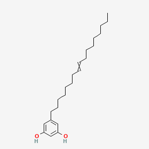 molecular formula C23H38O2 B12432535 5-(Heptadec-8-en-1-yl)benzene-1,3-diol 