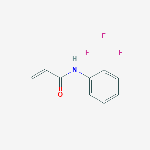 molecular formula C10H8F3NO B12432541 N-[2-(trifluoromethyl)phenyl]prop-2-enamide 