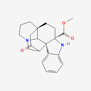 molecular formula C21H24N2O3 B12432576 Des-N-(methoxycarbonyl)chanofruticosinic acid methyl ester; Methyl N-(decarbomethoxy)chanofruticosinate 