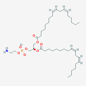 [(2R)-3-[2-aminoethoxy(hydroxy)phosphoryl]oxy-2-[(9Z,12Z)-octadeca-9,12-dienoyl]oxypropyl] (9Z,12Z)-octadeca-9,12-dienoate
