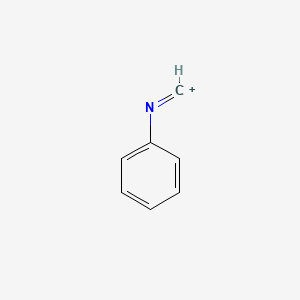 molecular formula C7H6N+ B12432635 Benzenaminium, N-methylidyne- CAS No. 102397-36-4