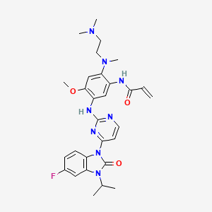 molecular formula C29H35FN8O3 B12432711 Mutated EGFR-IN-2 