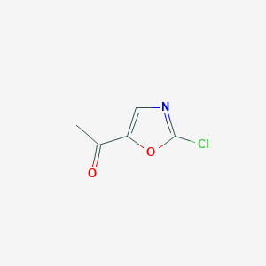 molecular formula C5H4ClNO2 B12432718 1-(2-Chlorooxazol-5-yl)ethanone 