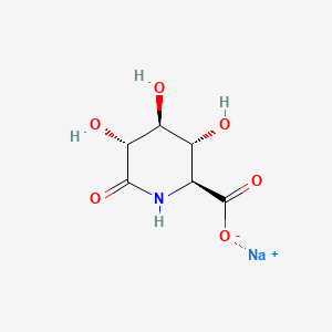 molecular formula C6H8NNaO6 B12432761 Glucarolactam sodium CAS No. 53701-65-8