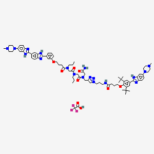 molecular formula C79H103F3N18O9 B12432786 Targaprimir-96 TFA 